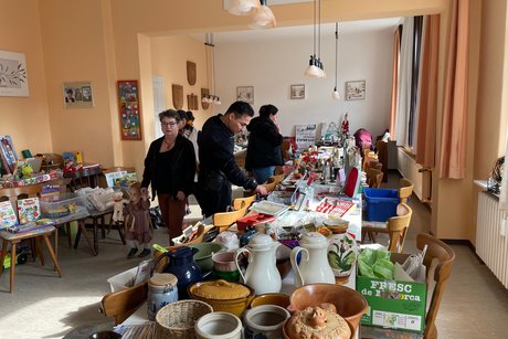 Die Besucher konnten in aller Ruhe stöbern.