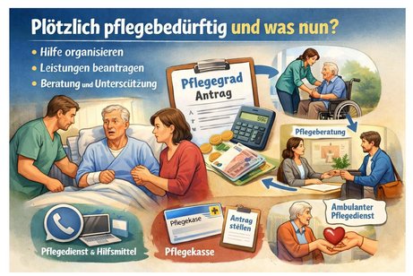 &bdquo;Pl&ouml;tzlich pflegebed&uuml;rftig und was nun?&ldquo;