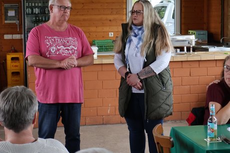 Die Begrüßung Sommerfest