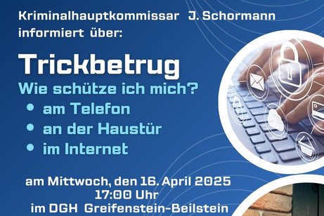 Informationen der Polizei zum Thema Trickbetrug