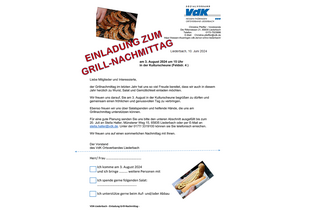 Einladung zum Grillfest 2024