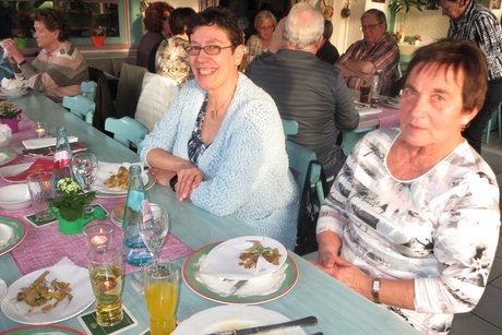 wie man sieht - hat das Essen geschmeckt -