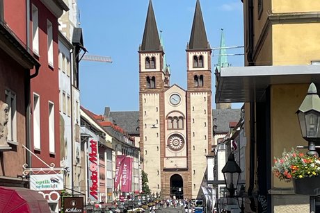 Würzburg Zentrum mit Dom St. Kilian
