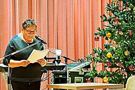 Mitglied beim Vortrag