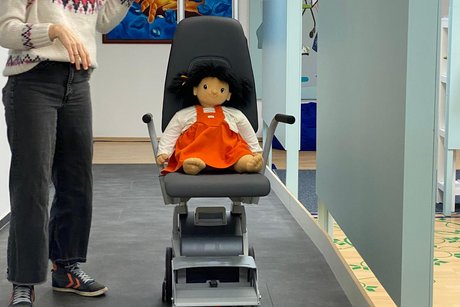 Ausstellungsraum Treppe Treppen-Stuhl 2