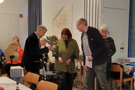 Ehrung von Heinz Sieber