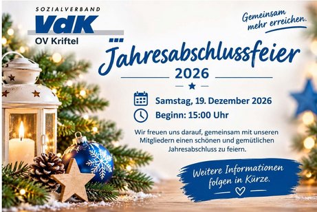 Jahresabschlussfeier 2026 OV Kriftel