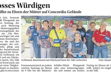 Bericht der Pfungstädter Woche vom 17. Mai 2025