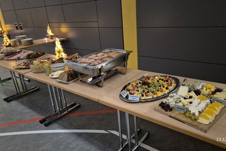 Buffet zum Abendessen