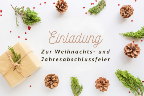 Einladung Jahresabschlussfeier