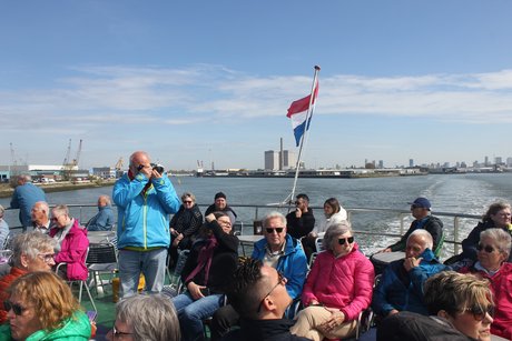 Hafenrundfahrt in Rotterdam.