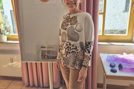 Abgebildet ist die Ged&auml;chtnistrainerin Tanja Schader