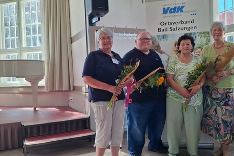Die 4 Vorstandsmitglieder im Gruppenbild.