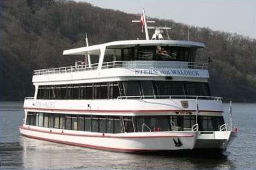 Das Schiff der Stern von Waldeck am Edersee