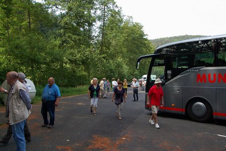 Ankunft in Messelbrunn