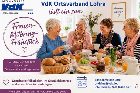 KI generiertes Bild - VdK- Frauen-Mitbring-Fr&uuml;hst&uuml;ck