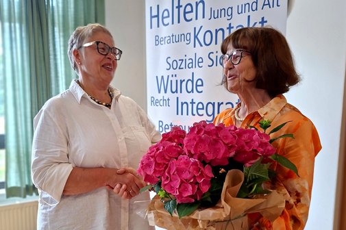 Heidrun Kepper-Bernhardt und Margot Sch&auml;fer