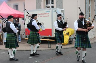 Die Pipes and Drums aus den Unstruttal