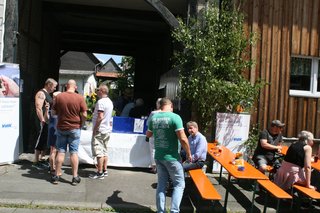 unser Stand in der Lahnstraße