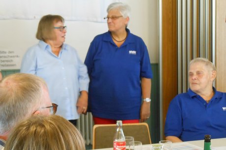Dank für die geleistete Arbeit im Vorstand an Claudia Hedderich und Elke Froede