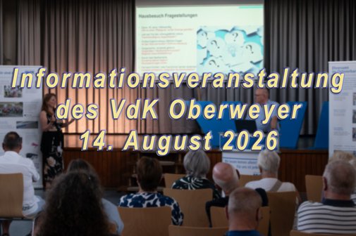 Informationsveranstaltung des VdK Oberweyer 14. August 2026