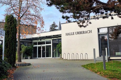 Halle Urberach, Eingangsbereich