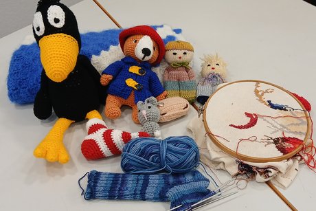 Arbeiten der Handarbeitsgruppe