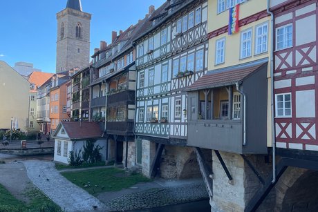 Außenseite der Krämerbrücke