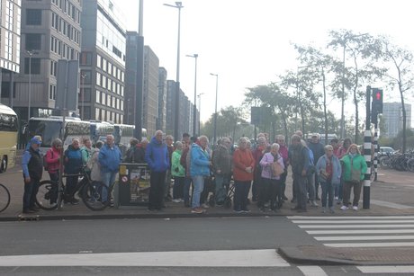 Die Reisegruppe in Amsterdam.