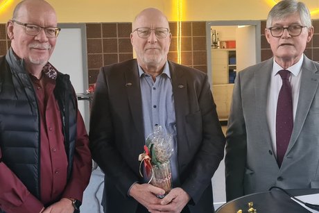stellv. Vorsitzender Kreisverband M. Schifner (li), J. Schröder (Mi), Vorsitzender B. Euler (re)