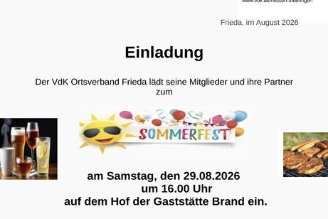 Sommerfest 2026