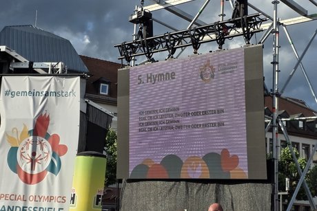 Eröffnungsfeier Special Olympics Landesspiele Hessen in Hanau
