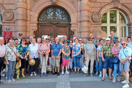 Gruppenbild vom Ausflug nach Frankfurt am 21.06.2026