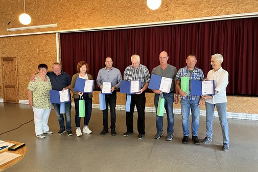 Geehrt für 10 Jahre VdK Martinhagen