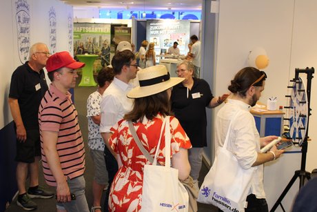Infostand VdK Mitglieder und Besucher