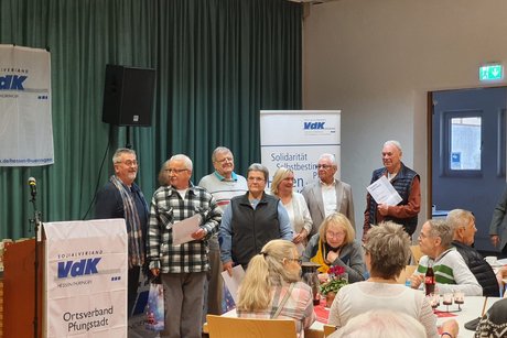 Ehrungen von Mitglieder für 25 Jahre Mitgliedschaft im VdK Ehrungen von Mitglieder für 25 Jahre Mitgliedschaft im VdK