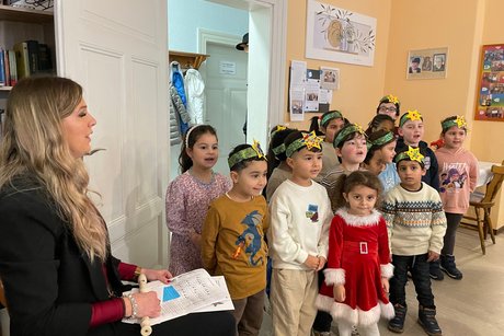 Vortrag der KiTa Hainstr.8 bei der Feier Vortrag der KiTa Hainstr.8 bei der Feier