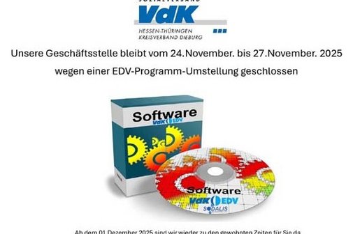 Nachricht, Kreisgeschäftsstelle geschlossen