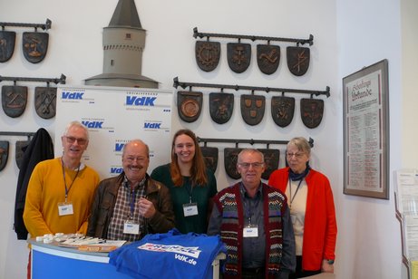 VdK-Informationsstand Informationsstand mit Besetzung