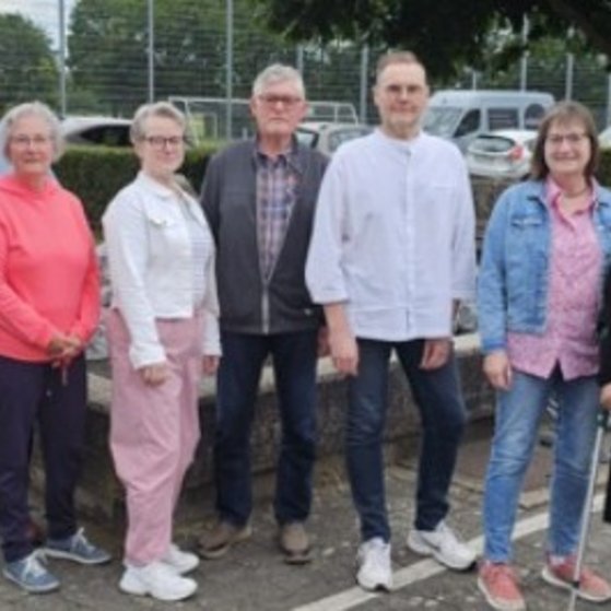 v.l. M. Schr&ouml;der, J. Schr&ouml;der, S. Ewe, A. Reeb, B. Euler, T. Reeb, B. Neeb-Sonntag, U. Schmid, ML. Sadler