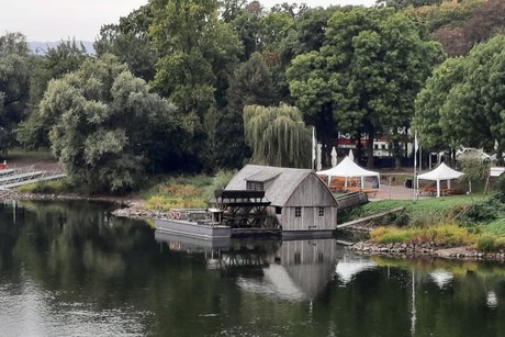 Schiffmühle auf der Weser Schiffmühle bei Minden auf der Weser