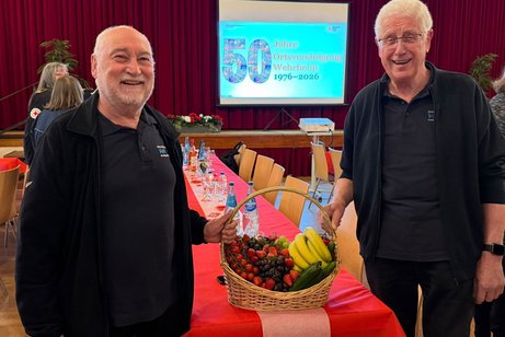 links Harald Stenger, rechts Egon Wewerka