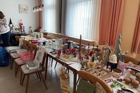Begegnungsstätte zum Indoor-Flohmarkt umgestaltet