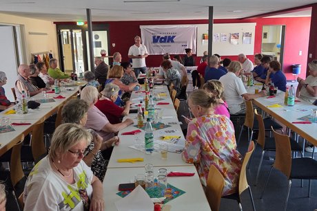 Mitgliederversammlung mit Grillfest Unser Vorsitzender Frederick Krahn während seiner Rede