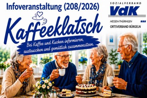 Infoveranstaltung mit Kaffeeklatsch