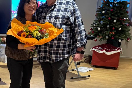 Andreas Molsberger bedankt sich bei Frau Ye Mee Kim-Schneider