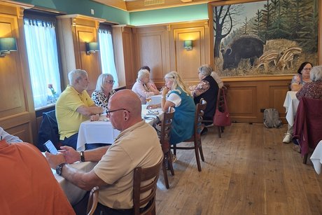 Schlussrast im Gasthaus "Zum Wispertal" in Bad Schwalbach