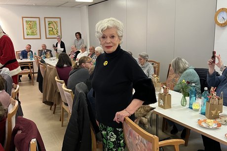 Unsere Vorsitzende, Edith Dreyer, in Aktion