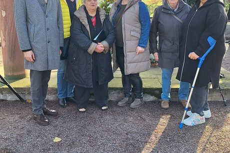 B&uuml;rgermeister Rauschenberger und Vorstandsmitglieder