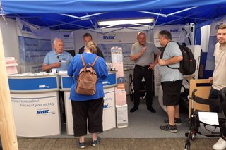 Stand auf der Messe Wächtersbach